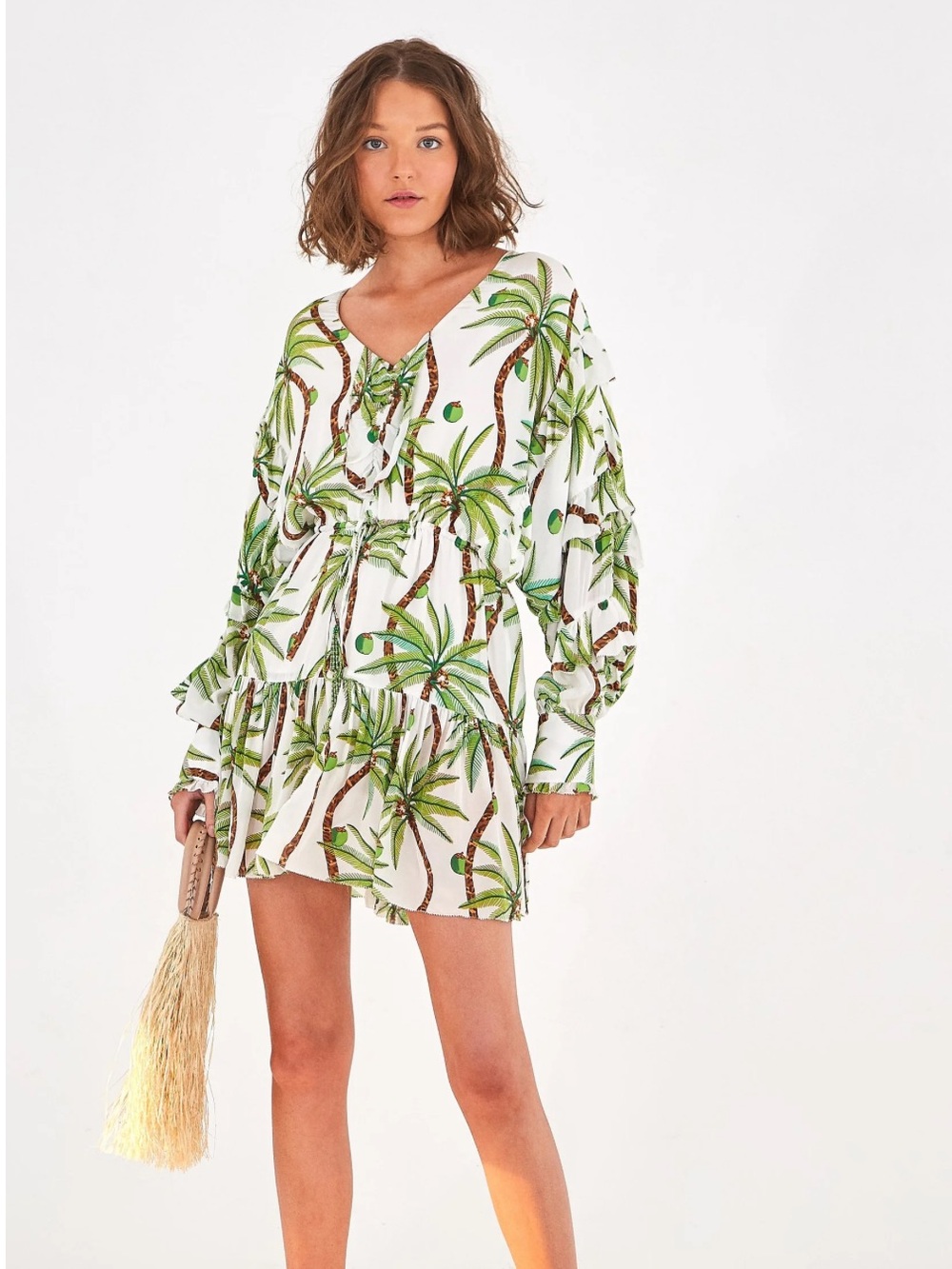FARM Rio Swinging Palm Mini Dress - Picture 2 of 7